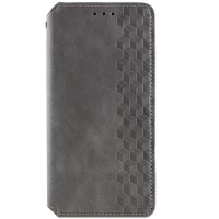 Чохол-книжка для смартфона Rubic Leather for Xiaomi Redmi Note 13 Pro Plus 5G Grey