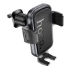 Автотримач для телефона HOCO H78 Vista push-type car holder (air outlet) Black Metal Gray (Black Metal Gray)- № 3