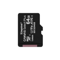 Карта пам'яті microSDXC (UHS-1) Kingston Canvas Select Plus 64Gb class 10 А1 (R-100MB/s)
