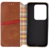 Чохол-книжка для смартфона Rubic Leather for Xiaomi Redmi Note 13 Pro 4G Brown (Brown)- № 3