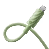Кабель Baseus Habitat Series Fast Charging Cable Type-C to Type-C 100W 1m Natural Green (Цвет Natural Green) - фото № 3