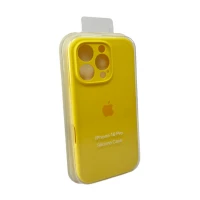 Чохол для смартфона Silicone Full Case AA Camera Protect for Apple iPhone 16 Pro 33,Canary Yellow