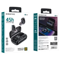 Бездротові навушники BOROFONE BE55 Perfect wireless BT headset Black (Цвет Черный) - фото № 8