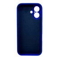 Чохол для смартфона Silicone Full Case AA Camera Protect for Apple iPhone 16 45,Shiny Blue (Цвет Shiny Blue) - фото № 3