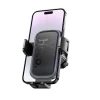 Автотримач для телефона HOCO H78 Vista push-type car holder (air outlet) Black Metal Gray (Black Metal Gray)- № 6
