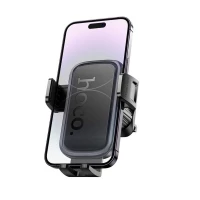 Автотримач для телефона HOCO H78 Vista push-type car holder (air outlet) Black Metal Gray (Цвет Black Metal Gray) - фото № 6