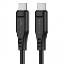 Кабель ACEFAST C3-03 Type-C to Type-C 3A, 60W, 1.2m, TPE, TPE connectors, Black