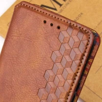 Чохол-книжка для смартфона Rubic Leather for Xiaomi Redmi Note 13 Pro 4G Brown (Цвет Brown) - фото № 5