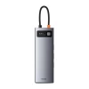 USB-хаб Baseus Metal Gleam Series 9-in-1 Multifunctional Type-C HUB Docking Station Space Gray（Type-C to HDMI*1+USB3.0*3+PD*1+RJ45*1+SD/TF*1+VGA*1) (Space Gray) Baseus - № 1