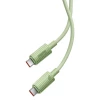 Кабель Baseus Habitat Series Fast Charging Cable Type-C to Type-C 100W 1m Natural Green (Natural Green)- № 4