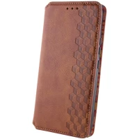 Чохол-книжка для смартфона Rubic Leather for Xiaomi Redmi Note 13 Pro 4G Brown (Цвет Brown) - фото № 2
