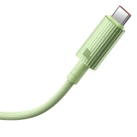 Кабель Baseus Habitat Series Fast Charging Cable Type-C to Type-C 100W 1m Natural Green (Цвет Natural Green) - фото № 5