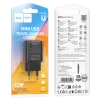 Мережевий зарядний пристрій HOCO C134A Solid single port charger (EU) Black (7073)- № 2
