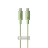 Кабель Baseus Habitat Series Fast Charging Cable Type-C to Type-C 100W 1m Natural Green k56939 - № 1 Кабель Baseus Habitat Series Fast Charging Cable Type-C to Type-C 100W 1m Natural Green (Natural Green) Baseus - № 1