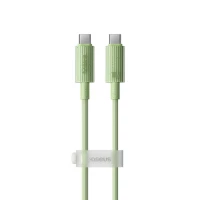 Кабель Baseus Habitat Series Fast Charging Cable Type-C to Type-C 100W 1m Natural Green (Цвет Natural Green), Атикул k56939 |  купить на VILKI.NET - фото № 1