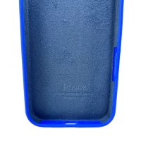 Чохол для смартфона Silicone Full Case AA Camera Protect for Apple iPhone 16 45,Shiny Blue (Цвет Shiny Blue) - фото № 4