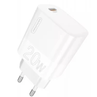 Мережевий зарядний пристрій WUW-C196 1Type-C PD20W white