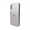 Чохол для смартфона AG Glass Matt Frame Color Logo for Apple iPhone 12 Titanium Grey k45560 - № 1 Чохол для смартфона AG Glass Matt Frame Color Logo for Apple iPhone 12 Titanium Grey - № 1