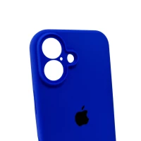 Чохол для смартфона Silicone Full Case AA Camera Protect for Apple iPhone 16 45,Shiny Blue (Цвет Shiny Blue) - фото № 6