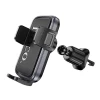 Автотримач для телефона HOCO H78 Vista push-type car holder (air outlet) Black Metal Gray (Black Metal Gray)- № 5