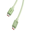 Кабель Baseus Habitat Series Fast Charging Cable Type-C to Type-C 100W 1m Natural Green (Natural Green)- № 7