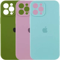 Чохол для смартфона Silicone Full Case AA Camera Protect for Apple iPhone 12 Pro 22,Dark Purple (Колір Dark Purple) - фото № 2