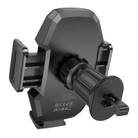 Автотримач для телефона з БЗП BOROFONE BH213 Adelante wireless fast charging car holder(air outlet) Black (Цвет Черный) - фото № 5