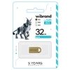 Флеш-накопичувач Wibrand USB 2.0 Lynx 32Gb Gold (Золотистый)- № 2