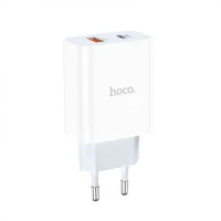 Мережевий зарядний пристрій HOCO C97A PD20W+QC3.0 charger White