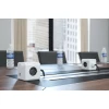 Мережевий подовжувач Allocacoc PowerCube Extended з заземленням 4 розетки 2 USB 1.5 м, сірий (White-Grey)- № 8