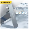 USB-хаб ESSAGER (opp bag) Fengyang  3 in 1 Splitter Silver (Silver)- № 6
