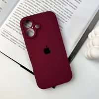 Чохол для смартфона Silicone Full Case AA Camera Protect for Apple iPhone 16 47,Plum (Колір Plum) - фото № 7