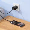 Мережевий зарядний пристрій BOROFONE BA98A Ilustre PD30W (2C1A) charger with digital display set (C to C) (EU) Black (7073)- № 8
