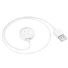 Бездротовий зарядний пристрій для смарт-годинника HOCO Y24 AMOLED Smart sports watch charging cable White (Білий)- № 3
