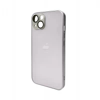Чохол для смартфона AG Glass Matt Frame Color Logo for Apple iPhone 13 Titanium Grey