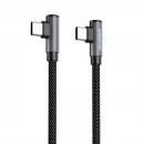 Кабель BOROFONE BU50 elbow magnetic 60W charging data cable Type-C to Type-C 1m Black