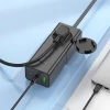 Мережевий зарядний пристрій HOCO NS4 Sharp PD65W(2C1A) desktop socket(EU/GER) Black (Черный)- № 8