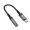 Перехідник BOROFONE BV24 Graceful digital audio converter cable Type-C to 3.5mm Metal Grey k57697 - № 1 Перехідник BOROFONE BV24 Graceful digital audio converter cable Type-C to 3.5mm Metal Grey (Metal Gray) Borofone - № 1