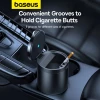 Попільничка Baseus Premium 2 Series Car Ashtray Cluster Black - № 7