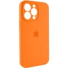 Чохол для смартфона Silicone Full Case AA Camera Protect for Apple iPhone 16 Pro Max 52,Orange (30790)- № 2