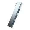 USB-хаб ESSAGER (opp bag) Fengyang  3 in 1 Splitter Silver (Silver)- № 2