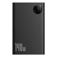 Зовнішній акумулятор Baseus Adaman  Digital Display Fast Charge Power Bank 24000mAh 140W Cluster Black