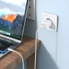 Мережевий зарядний пристрій BOROFONE BA68A Glacier single port charger set(iP) 10.5W White (7068)- № 2