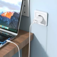 Мережевий зарядний пристрій BOROFONE BA68A Glacier single port charger set(iP) 10.5W White (Колір 7068) - фото № 2