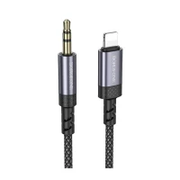 Перехідник BOROFONE BL24 Graceful digital audio conversion cable iP Metal Grey