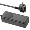 Мережевий зарядний пристрій HOCO NS4 Sharp PD65W(2C1A) desktop socket(EU/GER) Black (Черный)- № 3
