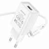 Мережевий зарядний пристрій BOROFONE BA68A Glacier single port charger set(iP) 10.5W White k22532 - № 1 Мережевий зарядний пристрій BOROFONE BA68A Glacier single port charger set(iP) 10.5W White (7068) Borofone - № 1