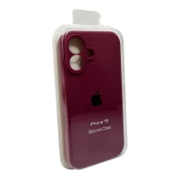 Чохол для смартфона Silicone Full Case AA Camera Protect for Apple iPhone 16 47,Plum (Колір Plum) - фото № 2