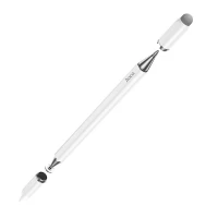 Стилус HOCO GM111 Cool dynamic series 3-in-1 passive universal capacitive pen White (Цвет Білий) - фото № 3
