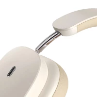 Бездротові навушники Baseus Bowie H1 Noise-Cancellation Wireless Headphones Creamy-White (Колір Creamy White) - фото № 5